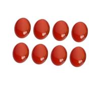 Baluue Piedras de Ágata Roja Ovaladas 10x14mm 10 Piezas para Manualidades DIY Joyería Cabujones Accesorios para Artesanía Bisutería Decoraciones Regalos