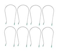 Baluue Pinzas Eléctricas Para Rulos Calientes Para Cabello 8 Piezas 4.45 Cm Acero Inoxidable 304 Para Peinados Permanentes En Casa Clips De Fijación Para Rizadores