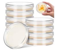 Baluue Placas de Petri con Agar Nutritivo Pre-Vertido 2.75 x 2.75 x 0.39 pulgadas - Uso Instantáneo para Cultivo Microorganismos - for Laboratorios Escolares, Proyectos STEM y Educación