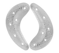 Baluue Placas De Reparación De Tacón De Metal Con Tornillo Kit De Almohadillas De Protección Antideslizante Para Zapatos Hombres Botas Zapatillas De Media Luna Resistentes Al Desgaste