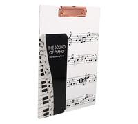 Baluue Portapáginas de Piano Acrílico Grueso Transparente, Carpeta Individual para Partituras Clip para Notas, Soporte Multifuncional para Coros y Músicos, Adecuado para Conciertos
