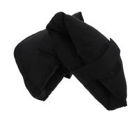 Baluue Protector De Pies Hogar 2 Piezas Cojín De Talón Tipo Almohada Negro Transpirable Antiescaras Para Aliviar Presión y Proteger Talones Cama