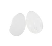 Baluue Protector de Suela Antideslizante para Tacones Altos, Pegatina Adhesiva Blanca Semitransparente en Forma de Durazno, 1 Par, Amortiguador y Antidesgaste para Zapatos de Mujer