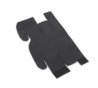 Baluue Protector de Válvulas para Trompeta Pequeño de Cuero Genuino Negro Funda Resistente al Sudor y Humedad Accesorio Compacto para Instrumentos Musicales Adecuado para Trompeta