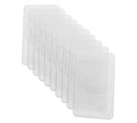 Baluue Protectores de Bolsillo para Camisa PVC Transparente 10 Unidades Organizador Portátil Antipolvo para Bolígrafos Uso Profesional en Bata de Laboratorio