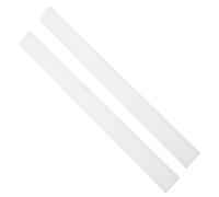 Baluue Recambio de Escobilla de Goma de Silicona de Color Claro para Limpiacristales, Resistente al Desgaste, Pack de 2 Piezas para Sustitución Fácil y Duradera