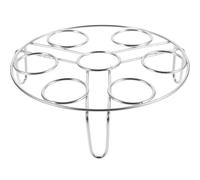Baluue Rejilla para Cocinar al Vapor Huevos de Acero Inoxidable 304 Soporte Multifuncional Redondo de Cocina Tamaño Estándar Resistente al Calor para Cocinar al Vapor y Calentar