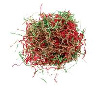 Baluue Relleno de Rafia de Papel Ondulado para Manualidades y Embalaje, Decoración Compacta y Versátil Adecuado para Cumpleaños y Regalos Festivos Color Aleatorio