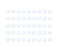 Baluue Relleno para Jarrones Acrílico en Forma de Corazón Azul Accesorio Decorativo DIY Gemas de Imitación Acrílicos para Manualidades y Decoración del Hogar