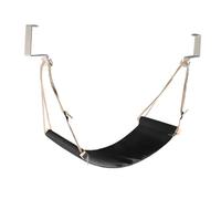 Baluue Reposapiés para Escritorio Ergonómico Portátil Hamaca de Pies Ajustable de Poliéster para Oficina y Casa con Ganchos Resistentes y Diseño Antiestrés Muscular y Mejora Postura