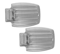 Baluue Reposapiés Para Sillas De Ruedas De Metal Reforzado, Diseño Ancho y Ergonómico, Reposapiés Ajustable y Resistente Para Uso Hospitales y Residencias Para Personas Movilidad Reducida