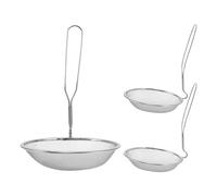 Baluue Repuesto de Red de Malla Inoxidable para Soporte de Moxibustión, Cedazo de Cenizas de Acero Inoxidable Grande, 3 Piezas, Accesorio Resistente al Calor para Terapia de Moxa en