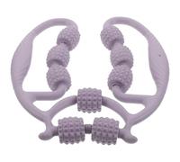 Baluue Rodillo Masajeador Circular para Piernas y Pantorrillas Masajeador Muscular con 9 Ruedas Abrazadera Flexible Herramienta Manual de Masaje para Alivio Muscular y Recuperación