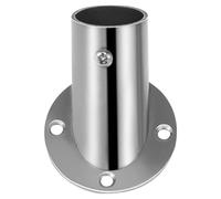 Baluue Soporte de Barra de Armario Acero Inoxidable Ángulo Fijo 25 Mm Soporte Triangular para Barra de Cortina de Ducha para Baño