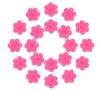 Baluue Soporte para Pestañas 200 Unidades Contenedor de Pegamento Plástico Rosa para Extensión de Pestañas Profesional Herramienta Maquillaje Belleza
