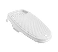 Baluue Tabla de Lavar para Ropa Grande de Plástico Grueso Blanco Orificio para Colgar Antideslizante y Resistente Adecuado para Lavado Manual Hogar y Viaje