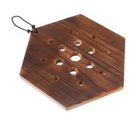 Baluue Tablero de Montaje para Helecho Hexagonal de Madera de Cedro Color Marrón para Jardinería Interior en Dormitorio y Espacios Interiores Solución de Greening Vertical
