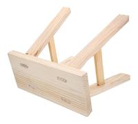 Baluue Taburete Pequeño de Madera Maciza para Sentarse y Mesa para Plantas de Interior, Tamaño 24x15x22 Cm, Resistente y Multifuncional, Adecuado Hogar y Uso Diario