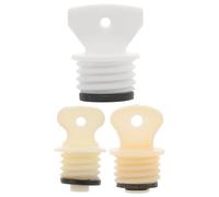 Baluue Tapones de Goma Reutilizables para Bolsas de Agua Caliente, Tapón Antifugas Pequeño, Mediano y Grande, Accesorios de Sellado Portátil para Terapia de Calor en Salud y