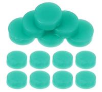 Baluue Tapones de Silicona para Flauta de Orificio Abierto 20 Unidades Color Verde Cubiertas de Teclas Aplicables para Accesorios de Flauta Repuestos Prácticos para Protección y