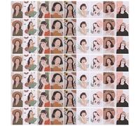 Baluue Tarjetas Porta Pendientes y Collares de Cartón Grueso 100 Piezas, Tarjetas de Embalaje para Exhibición de Joyas y Pulseras, Surtido de Colores para Pequeñas Color Color Aleatorio