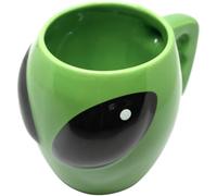 Baluue Taza de Cerámica 3d Diseño Extraterrestre, Taza de Café Multifunción Resistente al Desgaste, Vaso Delicado para Té y Bebidas, Adecuado para Oficina y Uso Diario, Unidad Única