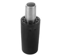 Baluue Tija de Silla de Altura Fija 14cm, Acero Inoxidable, Rotación 360° | Repuesto para Taburete de Oficina o Bar, Varilla con Rodamiento Integrado, Color Negro, Instalación Sencilla