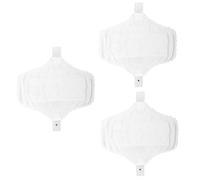 Baluue Toallas Sanitarias Reutilizables de Algodón 18Cm 3 Piezas Lavables Compresas Higiénicas para Mujer Absorbentes y Comodos Almohadillas Menstruales Botón para Uso Diario