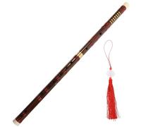 Baluue Tradicional para Adultos Flauta de Bambú Profesional Clave C Instrumento Musical para Principiantes con Nudo Chino Decorativo para Educación Temprana y Desarrollo Musical