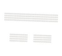 Baluue Transparente Gafas Transparentes 500 Pares De Fundas Antideslizantes Para Anteojos Reemplazos De Anteojos Almohadillas De Silicona Para La Nariz Gafas Almohadillas Nariz