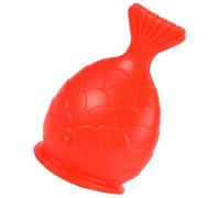 Baluue Voluminizador de Labios de Silicona Rojo Forma de Pez, Ligero y Elástico para Corregir Labios Caídos en Cualquier Momento y Lugar