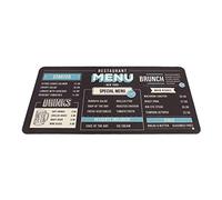 Balvi Alfombra Cocina New York Acolchada y de fácil Limpieza Plástico 99x51 cm