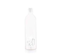 Balvi Botella Atlantis H2O con Letras Formando la fómula química del Agua en el Interior Borosilicato