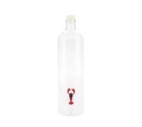 Balvi Botella Atlantis Lobster Color rojo Hecho a mano en borosilicato Vidrio 1,2 L