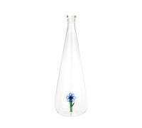 Balvi Botella Botanical Anemone Color Azul Hecho a Mano en borosilicato Vidrio 1 L