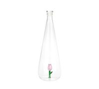 Balvi Botella Botanical Tulip Color Rosa Hecho a Mano en borosilicato Vidrio 1 L