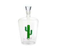 Balvi Botella para Licor Cactus Color Verde Apta para Cualquier Licor Vidrio