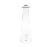 Balvi Botella UFO Capacidad 1,2L En Forma de platillo Volante abduciendo una Persona Borosilicato/SIL