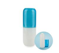 Balvi Botella & Vaso Water Pill Color Blanco/Azul Una píldora para calmar la SED Vidrio 550ml