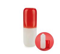 Balvi Botella & Vaso Water Pill Color Blanco/Rojo Una píldora para calmar la SED Vidrio 550ml