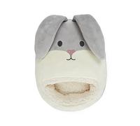 Balvi Calientapies Rabbit Color Gris con Orejas Flexibles Que sobresalen Poliéster 39x30x7 cm