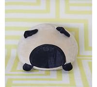 Balvi Cojín Carlin Color marrón Forma de Perro Suave y Muy Blando Poliéster