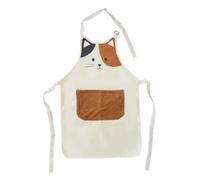 Balvi Delantal Kitty Calico con Bolsillo Incluido 80 cm. Poliéster