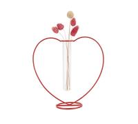 Balvi Florero Love Silhouette Color Rojo Un florero Que Dice Te Quiero Metal/Vidrio 20cm