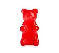 Balvi Florero Yummy Bear Color Rojo con Forma de Osito de gominola Vidrio 24 cm