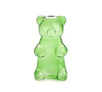 Balvi Florero Yummy Bear Color Verde con Forma de Osito de gominola Vidrio 24 cm