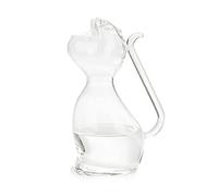 Balvi Jarra para Agua Meow Color Transparente Jarra de Cristal en Forma de Gato Capacidad 1L Borosili