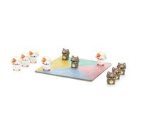 Balvi Juego de Mesa Tic TAC Toe Kawaii Un Tres en Raya Inspirado en Gatos Kawaii Plástico