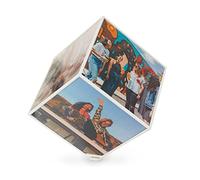 Balvi - Kube marco giratorio para 6 fotos de 15x15cm. Necesita una pila AA (no incluída)