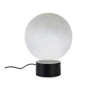 Balvi Lámpara de Mesa Moon Color Plateado Decorativa y Original lamparita de Mesa o Escritorio en for